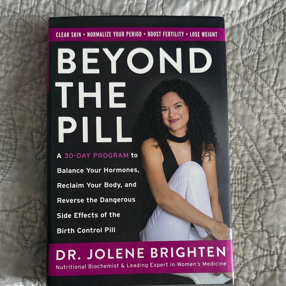 Beyond the Pill by Dr. Jolene Brighten - Black & Pink Cover